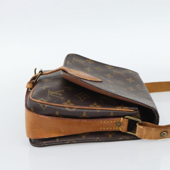 LOUIS VUITTON Monogram Cartouchiere MM Shoulder Bag M51253 LV Auth 190752