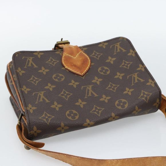 LOUIS VUITTON Monogram Cartouchiere MM Shoulder Bag M51253 LV Auth 190752