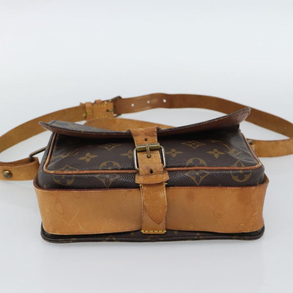 LOUIS VUITTON Monogram Cartouchiere MM Shoulder Bag M51253 LV Auth 190752