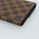 LOUIS VUITTON Damier Ebene Porte Tresor Etui Papie Wallet N61202 LV Auth 190753A-15