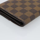 LOUIS VUITTON Damier Ebene Porte Tresor Etui Papie Wallet N61202 LV Auth 190753A-16