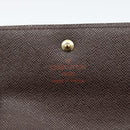 LOUIS VUITTON Damier Ebene Porte Tresor Etui Papie Wallet N61202 LV Auth 190753A-17