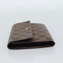 LOUIS VUITTON Damier Ebene Porte Tresor Etui Papie Wallet N61202 LV Auth 190753A-3