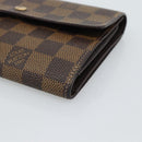 LOUIS VUITTON Damier Ebene Porte Tresor Etui Papie Wallet N61202 LV Auth 190753A-7