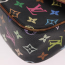 LOUIS VUITTON Monogram Multicolor Sologne Shoulder Bag Black M92639 Auth 190754-16