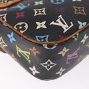LOUIS VUITTON Monogram Multicolor Sologne Shoulder Bag Black M92639 Auth 190754-17