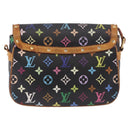 LOUIS VUITTON Monogram Multicolor Sologne Shoulder Bag Black M92639 Auth 190754-2