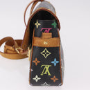 LOUIS VUITTON Monogram Multicolor Sologne Shoulder Bag Black M92639 Auth 190754-3