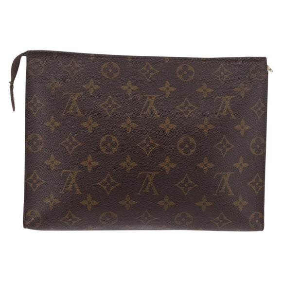 LOUIS VUITTON Monogram Poche Toilette 26 Pouch M47542 LV Auth 190761