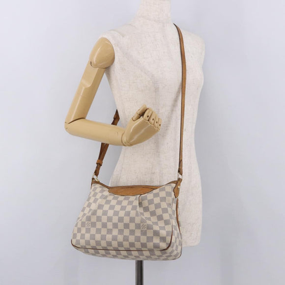 LOUIS VUITTON Damier Azur Siracusa PM Shoulder Bag N41113 LV Auth 190763