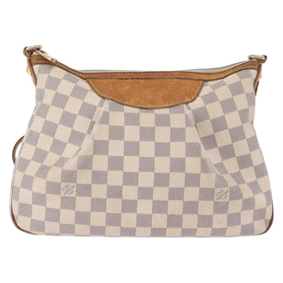 LOUIS VUITTON Damier Azur Siracusa PM Shoulder Bag N41113 LV Auth 190763