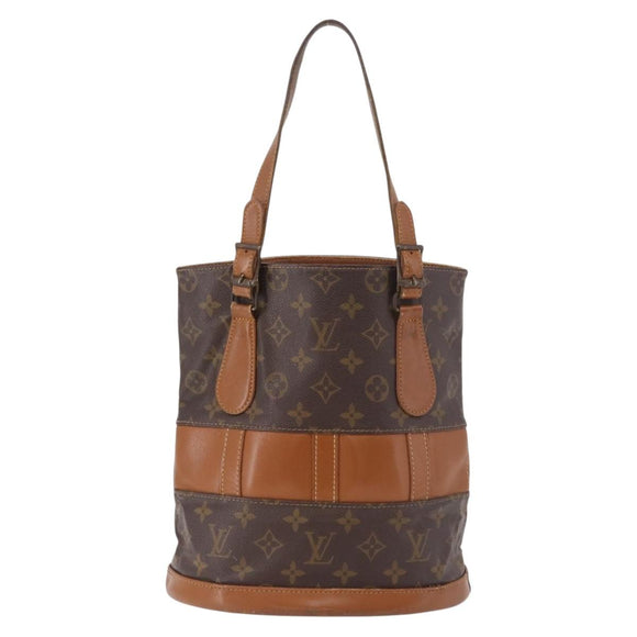 LOUIS VUITTON Monogram Bucket PM Shoulder Bag USA limited M42238 LV Auth 190765