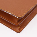 LOUIS VUITTON Epi Serviette Conseiller Aktetas Zipang Gold M54428 Auth 190766-8