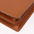 LOUIS VUITTON Epi Serviette Conseiller Aktetas Zipang Gold M54428 Auth 190766-16