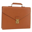 LOUIS VUITTON Epi Serviette Conseiller Aktetas Zipang Gold M54428 Auth 190766-1