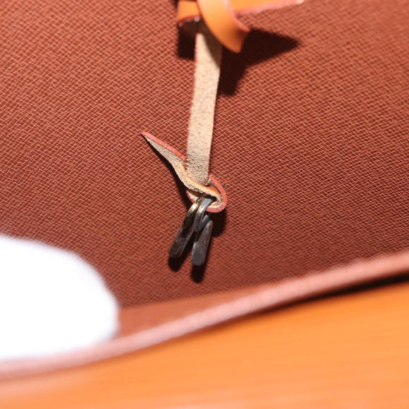 LOUIS VUITTON Epi Serviette Conseiller Aktetas Zipang Gold M54428 Auth 190766