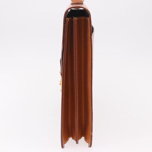 LOUIS VUITTON Epi Serviette Conseiller Aktetas Zipang Gold M54428 Auth 190766