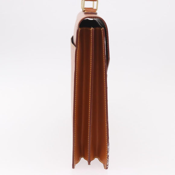 LOUIS VUITTON Epi Serviette Conseiller Aktetas Zipang Gold M54428 Auth 190766