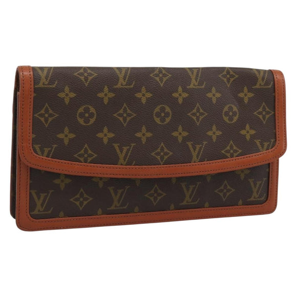 LOUIS VUITTON Monogram Pochette Dam GM Clutch Bag M51810 LV Auth 190769