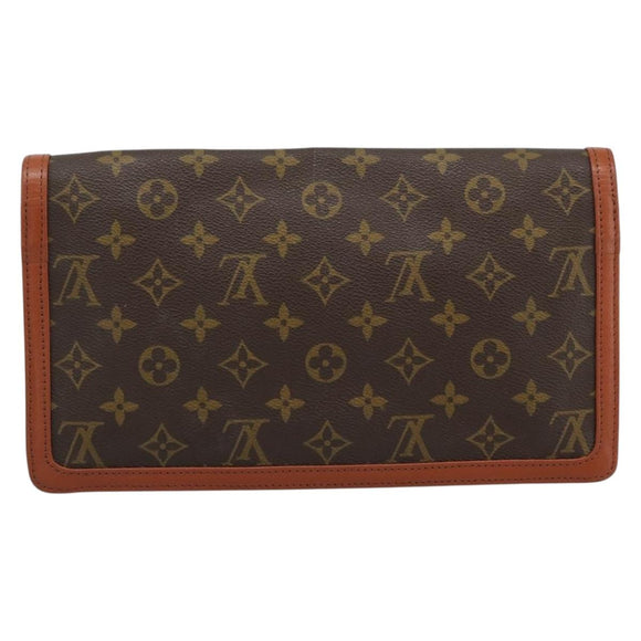 LOUIS VUITTON Monogram Pochette Dam GM Clutch Bag M51810 LV Auth 190769