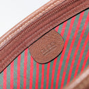 GUCCI GG Supreme Clutch Bag PVC Leather Beige Gold Auth 190770-18