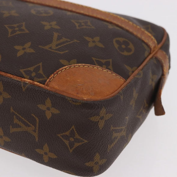 LOUIS VUITTON Monogram Compiegne 28 Clutch Bag M51845 LV Auth 190773