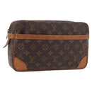 LOUIS VUITTON Monogram Compiegne 28 Clutch Bag M51845 LV Auth 190773-1
