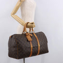 LOUIS VUITTON Monogram Keepall 45 Boston Bag M41428 LV Auth 190775-23