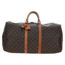 LOUIS VUITTON Monogram Keepall 55 Boston Bag M41424 LV Auth 190777-13