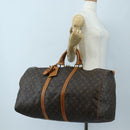 LOUIS VUITTON Monogram Keepall 55 Boston Bag M41424 LV Auth 190777-24