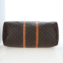 LOUIS VUITTON Monogram Keepall 55 Boston Bag M41424 LV Auth 190777-5