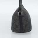 GUCCI GG Canvas Accessory Pouch Black Silver Auth 190780A-5