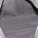 HERMES Her LineMM Hand Bag Canvas Gray Silver Auth 190781-10