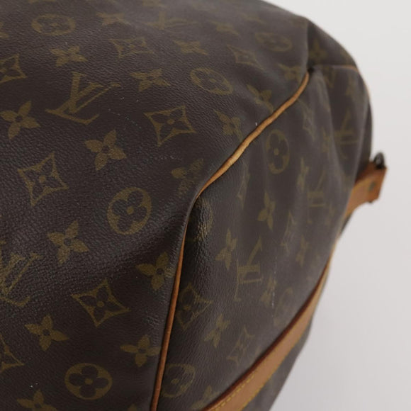 LOUIS VUITTON Monogram Keepall Bandouliere 60 Boston Bag M41412 LV Auth 190782