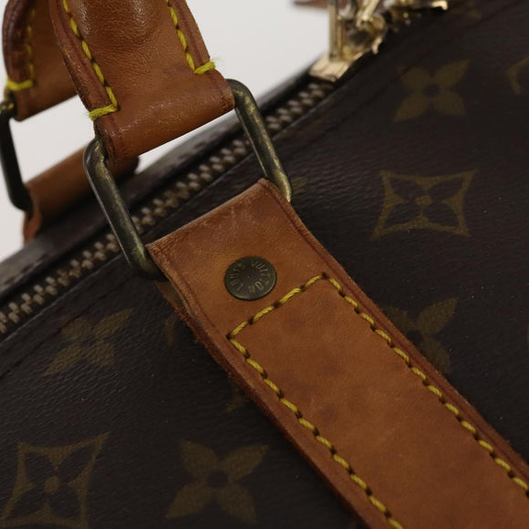 LOUIS VUITTON Monogram Keepall Bandouliere 60 Boston Bag M41412 LV Auth 190782