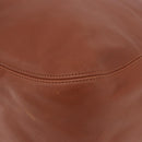Coach Tote Bag Leather Brown Gold Auth 190783-12