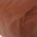 Coach Tote Bag Leather Brown Gold Auth 190783-13