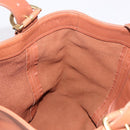 Coach Tote Bag Leather Brown Gold Auth 190783-19