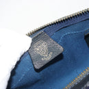 GUCCI GG Supreme Sherry Line Boston Bag PVC Navy Gold Auth 190785A-15