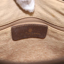 GUCCI GG Supreme Hand Bag PVC Beige Gold Auth 190786-18