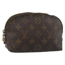 LOUIS VUITTON Monogram Pochette Cosmetic PM Cosmetic Pouch M47515 LV Auth 190793-1