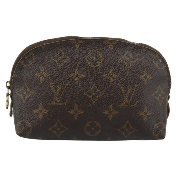 LOUIS VUITTON Monogram Pochette Cosmetic PM Cosmetic Pouch M47515 LV Auth 190793