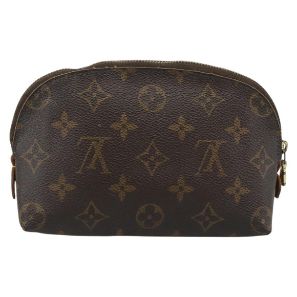 LOUIS VUITTON Monogram Pochette Cosmetic PM Cosmetic Pouch M47515 LV Auth 190793