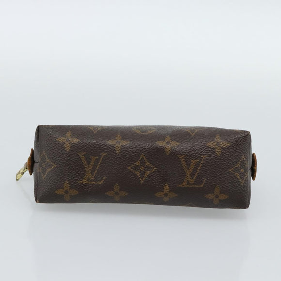 LOUIS VUITTON Monogram Pochette Cosmetic PM Cosmetic Pouch M47515 LV Auth 190793