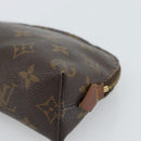 LOUIS VUITTON Monogram Pochette Cosmetic PM Cosmetic Pouch M47515 LV Auth 190793-7