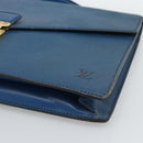 LOUIS VUITTON Epi Porte Documents Bandouliere Bag Toledo Blue LV Auth 190800-16