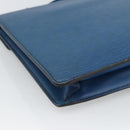 LOUIS VUITTON Epi Porte Documents Bandouliere Bag Toledo Blue LV Auth 190800-19