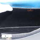 LOUIS VUITTON Epi Porte Documents Bandouliere Bag Toledo Blue LV Auth 190800-9