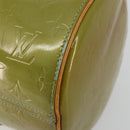 LOUIS VUITTON Monogram Vernis Bedford Hand Bag Baby Blue M91007 LV Auth 190801-14