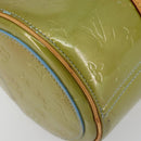LOUIS VUITTON Monogram Vernis Bedford Hand Bag Baby Blue M91007 LV Auth 190801-15